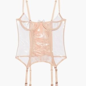 Savage X Fenty cupless corset-shy pink